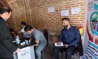 برپایی ایستگاه سنجش سلامت و میز خدمت