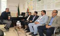 دیدار مدیر شبکه بهداشت و درمان و رئیس دانشکده علوم پزشکی مهاباد با رئیس دانشگاه آزاد