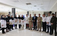دیدار صمیمی و تجلیل و تبریک به پرسنل آزمایشگاه بیمارستان امام خمینی (ره) به مناسبت گرامیداشت روز علوم آزمایشگاهی 