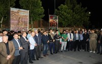 تداوم حضور خیابانی و تجدید میثاق مدیران و کارکنان حوزه سلامت مهاباد با آرمان‌های ملی