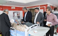 در کنار بیماران، برای سلامت و آرامش بیشتر؛ بازدید فرماندار ویژه مهاباد از بخش دیالیز